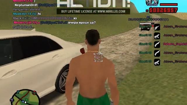 SA:MP MERSEDES BENZ E200 смотреть онлайн