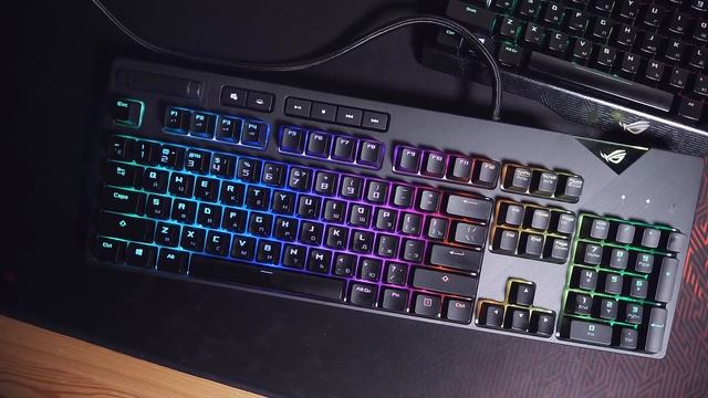 Клавиатура ASUS ROG Strix Flare Cherry MX RED - эстетам посвящается. смотреть онлайн