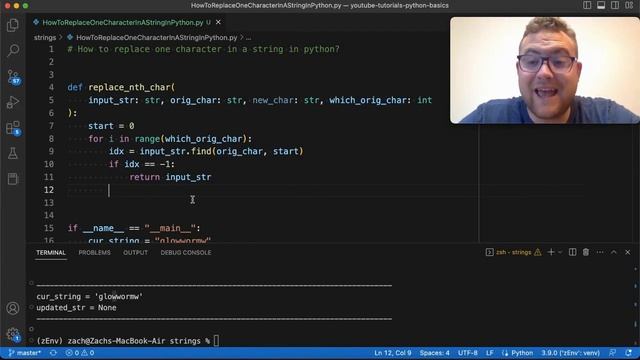 How To Replace One Character In A String In Python смотреть онлайн