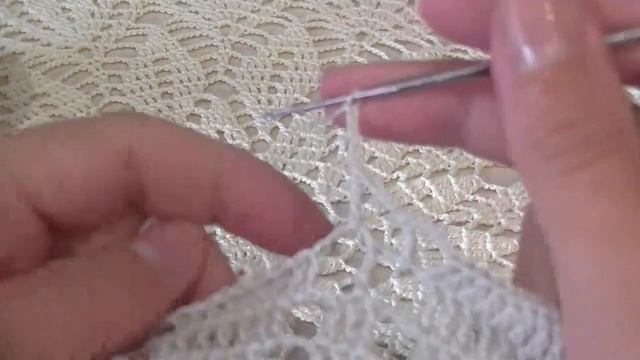 Скатерть крючком 