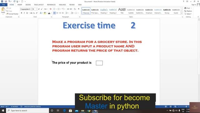 Exercise 2 of python. Python Zero To Mastery. Python for beginner смотреть онлайн