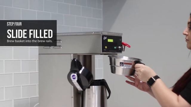 How to Operate the Curtis Airpot Thermal Commercial Coffee Brewer смотреть онлайн