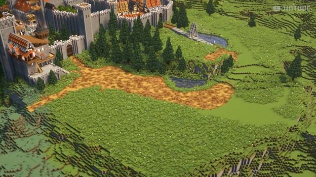 Minecraft Timelapse | Medieval Town - Arcop | Survival World Map Download смотреть онлайн