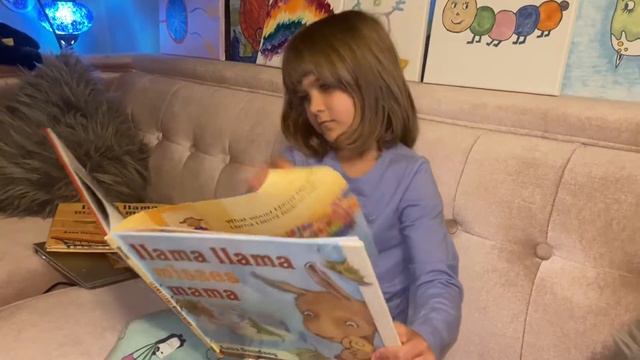 Eva reads Llama Llama Mad at Mama part 3 смотреть онлайн
