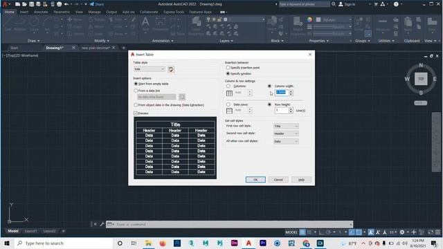 AutoCAD Basic Tutorial (Sinhala)- Part 15 - How to Add Table | import table | Link from MS Excel смотреть онлайн