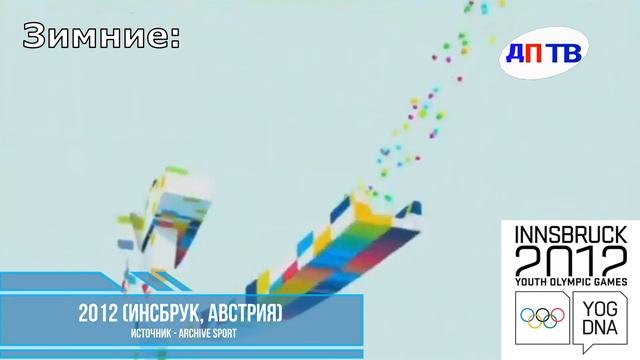 Выпуск №43. История заставок Летних и Зимних Юношеских Олимпийских игр