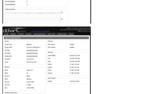 No internet access on TP-LINK TL-WR841ND with DD-WRT смотреть онлайн