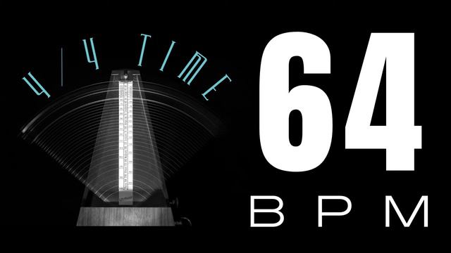 64 BPM - 4/4 Time - 5 Minutes - Metronome - Click смотреть онлайн