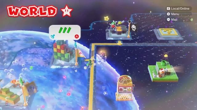 Super YOSHI 3D World!! (2-Players) - WORLD STAR!! *BRO AND SIS!!* смотреть онлайн