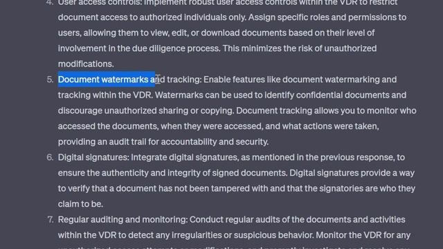 How can I ensure the integrity of documents during the due diligence process in a virtual data room смотреть онлайн