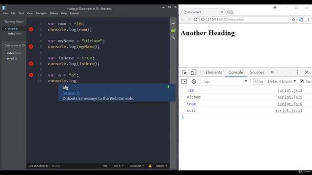 7. Data types in Javascript - Learn like a Pro смотреть онлайн