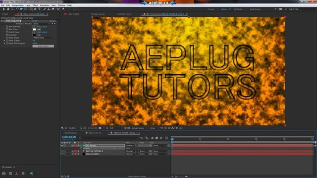 УРОК Крутой 3D ТЕКСТ в Adobe After Effects плагин Element 3D создание титров на русском - AEplug 16 смотреть онлайн