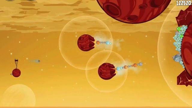 Angry Birds Space Red Planet 5-29 Walkthrough 3-Star смотреть онлайн