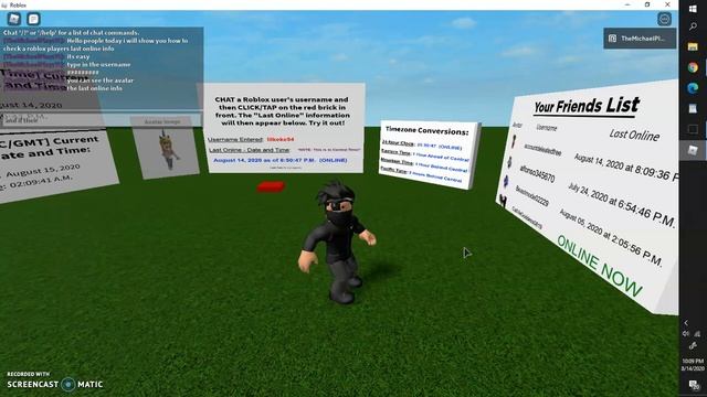 How to check a roblox user last online info *easy* смотреть онлайн