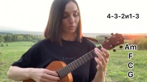 ТЕМНО-ОРАНЖЕВЫЙ ЗАКАТ - Папин Олимпос / Кавер + разбор на укулеле