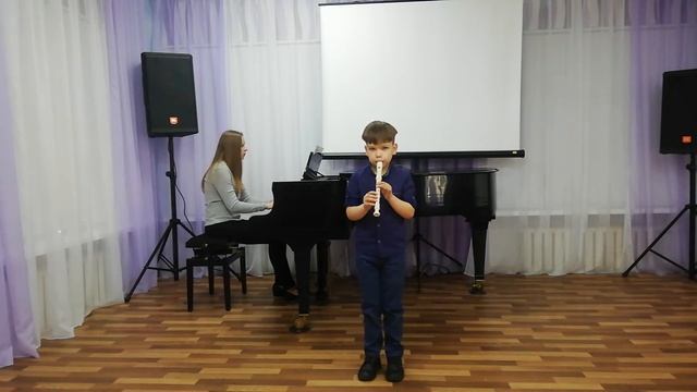 Вознюк Давид 1класс К.Вебер "Хор охотников" смотреть онлайн