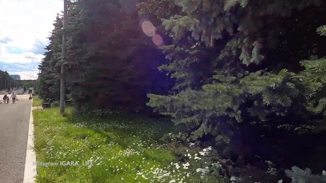 Парк Победы на Поклонной горе в Москве./Victory Park in Moscow. смотреть онлайн