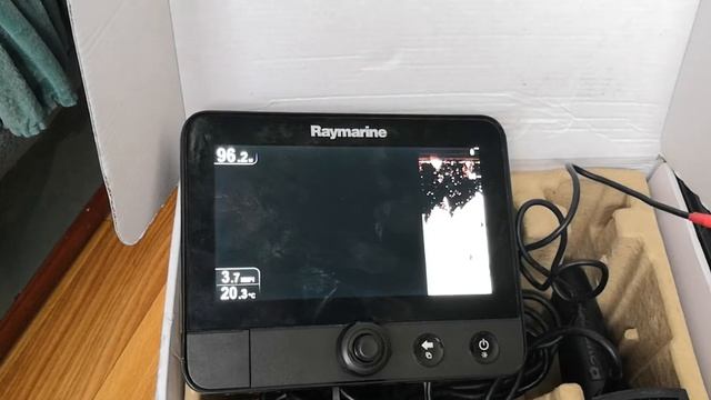 Первый запуск бу эхолота раймарин драгон флай 7 Raymarine Dragonfly 7