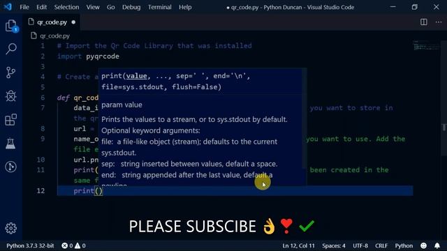 How to make a QR Code for any Link 2020 With Python смотреть онлайн