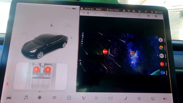 Android/iPhone Screen Mirror to your Tesla | Can get Waze! смотреть онлайн