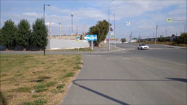 Улицы Дзержинского и Енисейская Челябинска, Ленинский район  2021 г