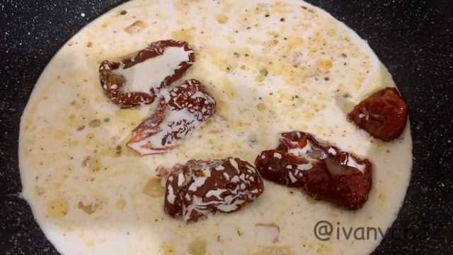 Лосось с вялеными томатами и шпинатом в сливках смотреть онлайн