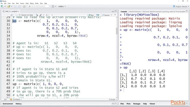 Reinforcement Learning Techniques with R : Programming the Environment | packtpub.com смотреть онлайн