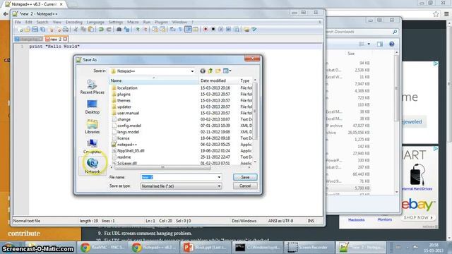 Python on Windows 7: Use Notepad++ to edit Python code смотреть онлайн
