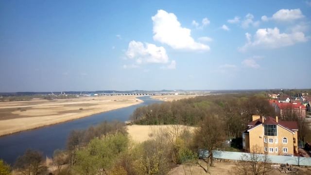 Калининград. Новый Берлинский мост - необычный ракурс. смотреть онлайн