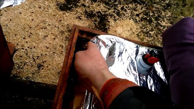 Пчеловодство Весеннее утепление гнёзд пчелиных семей Beekeeping Spring insulation nests of bee colo смотреть онлайн