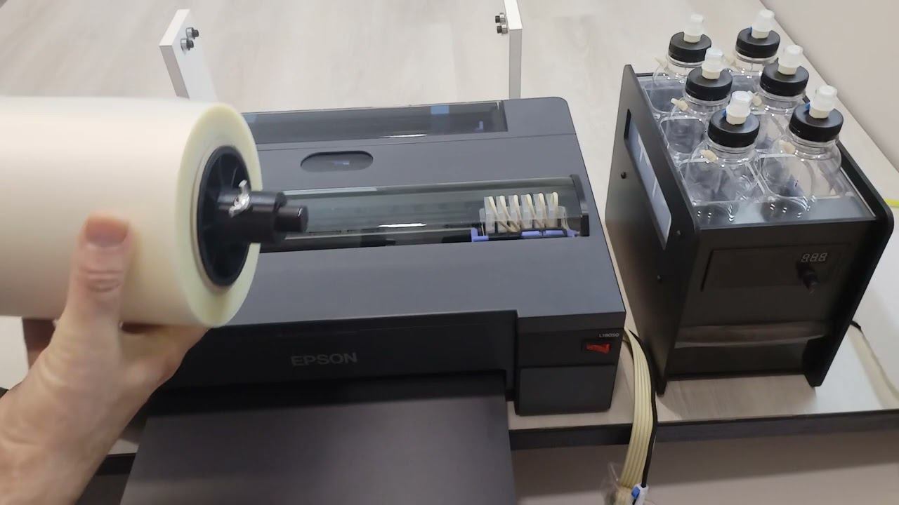 DTF принтер Epson L18050 DTF PRO. Обзор нашего решения для текстильной DTF печати. смотреть онлайн