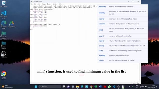 List in python Detailly Explained | Part-3 | python for Beginners | Peak-python in Tamil смотреть онлайн