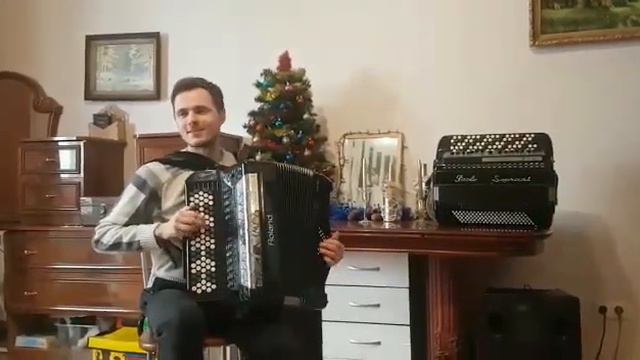 Roland Fr-8xb Такого вы еще не слышали!!!Выйду ночью в поле с конем! Hava Nagila. смотреть онлайн