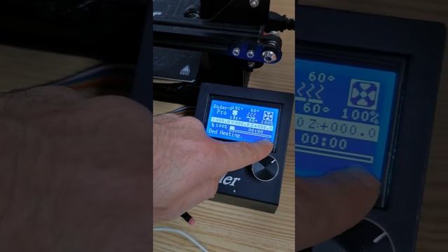 How To Put Sd Card And Lunch The Print  On Ender 3 Pro #ender #3d #3dprinter
