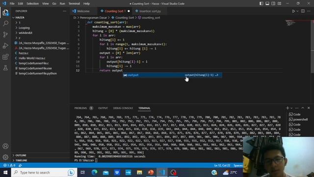 Algoritma Counting Sort | Dalam Pemrograman Python смотреть онлайн