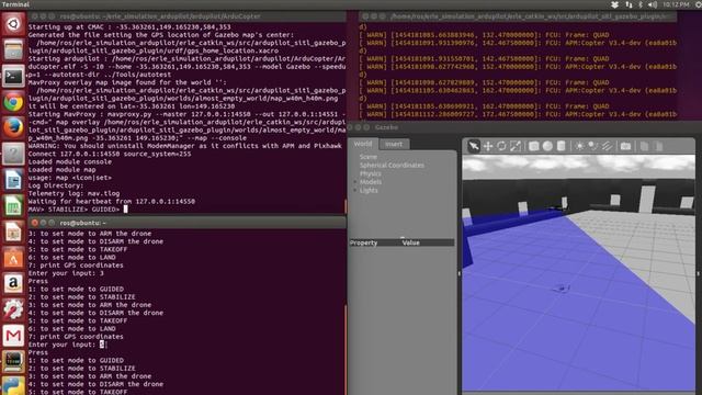 A ROS node to control a drone using mavros смотреть онлайн
