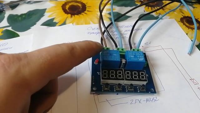 Терморегулятор ZFX-M452. Обзор, схема подключения. смотреть онлайн