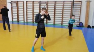 Тренировка бокса для детей
