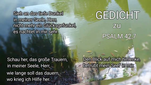 AT GEDICHT zu Psalm 42,7 смотреть онлайн