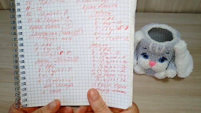 "Зайчик-стаканчик" (органайзер) //Автор Ю. Сафронова//Схемы под диктовку. смотреть онлайн