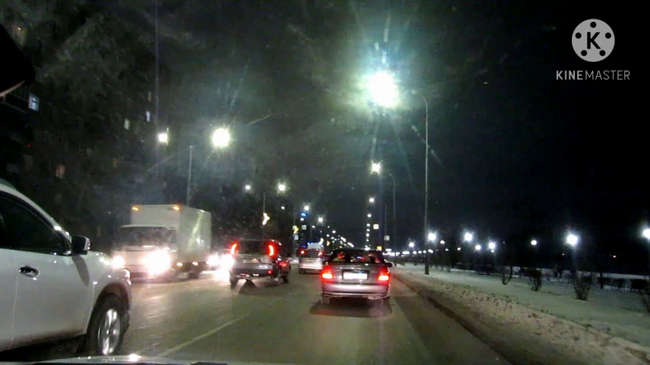 ВЕЧЕРНИЙ ОМСК. ПРОБКИ. НОВОГОДНИЙ НАСТРОЙ. смотреть онлайн