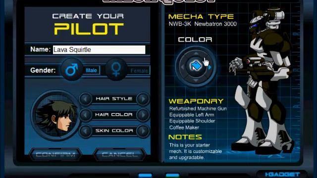 MechQuest- Character Creation смотреть онлайн