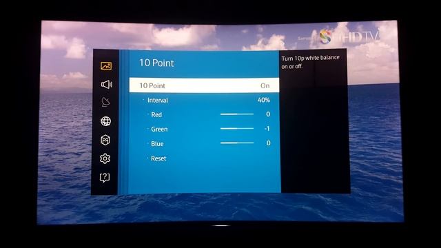Samsung UE55JS9000. Calibration ,Change .(Firmware  :1471)