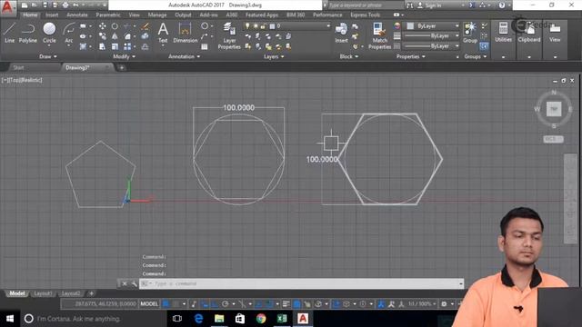 How to Use Ellipse, Polygon & Donut Commands in AutoCAD - Sketching in AutoCAD - AutoCAD смотреть онлайн