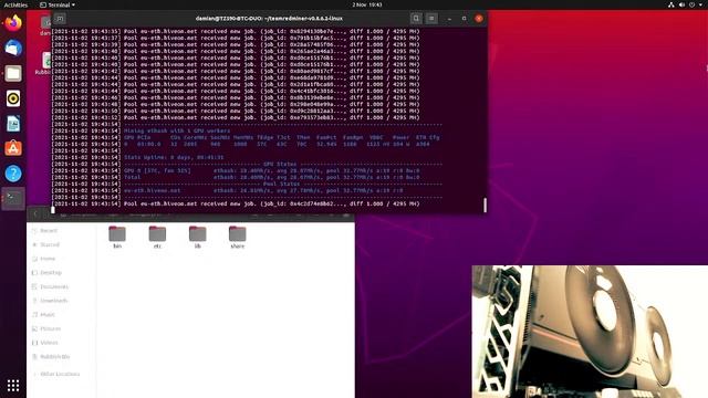 GPU Ethereum Mining on Ubuntu 20.04 AMD смотреть онлайн