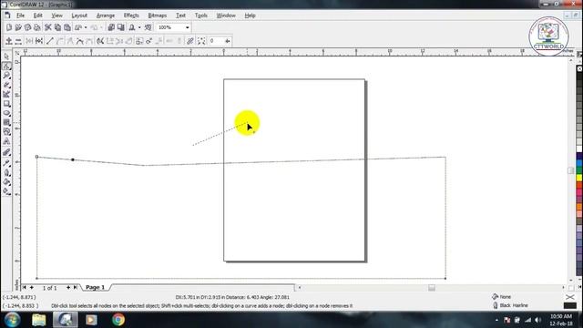 Coreldraw Add Node And Delete Node In Hindi || Lesson-24 смотреть онлайн