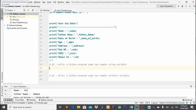 Python Programs Solution Part 1 with TLS in Urdu Hindi & Eng Class 5 смотреть онлайн