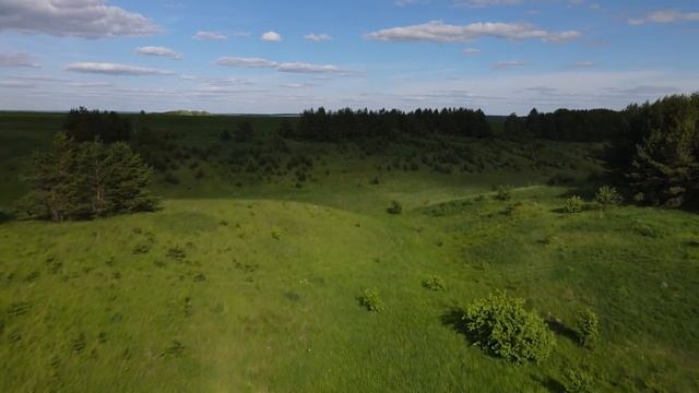 4K русская природа с камеры дрона DJI Mavic Air 2 / 4K Russian nature from the DJI drone camera смотреть онлайн