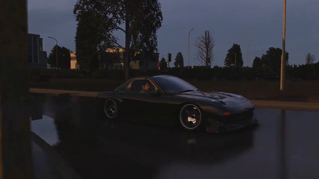 RX7 - Tamworth UK Streets Assetto Corsa Drifting