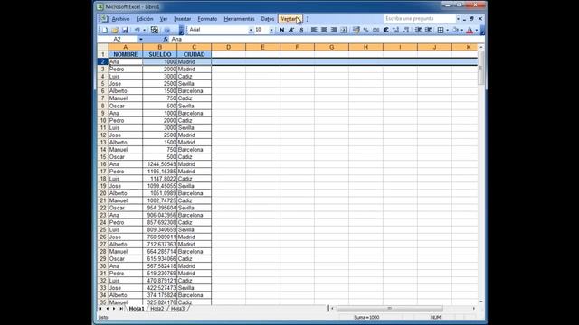 Excel 2003: inmovilizar paneles смотреть онлайн